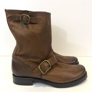 Frye Veronica Slouchy Leather Boots Size 9